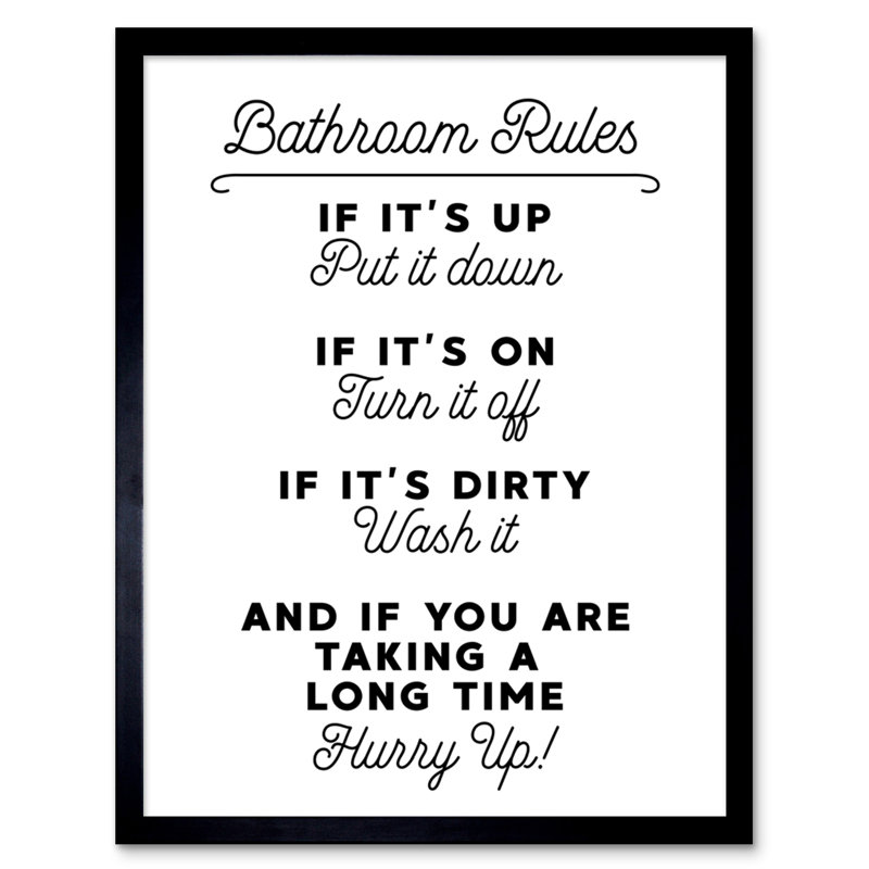 Ballycastle Bathroom - Single Picture Frame Print