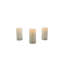 Ensemble de 3 bougies DEL sans flamme