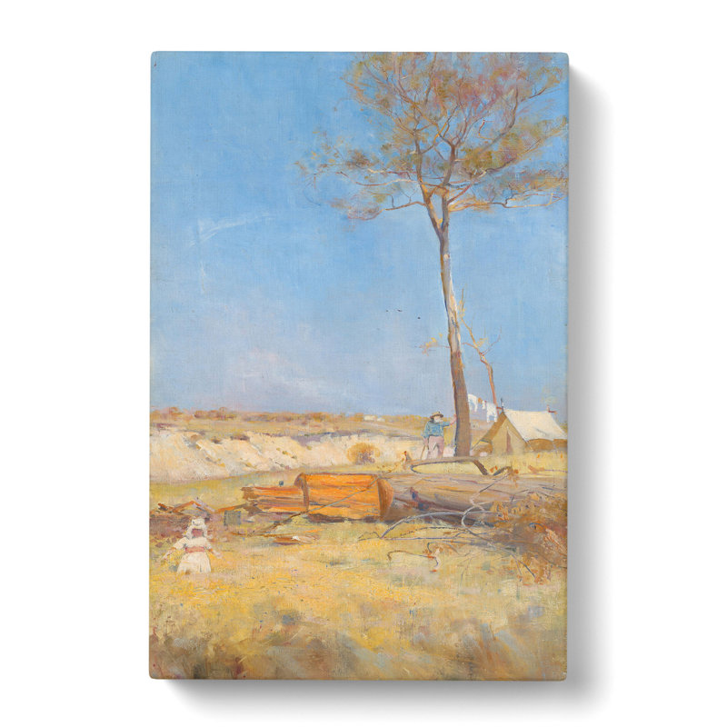 Under A Southern Sun by Charles Conder - Wrapped Canvas, 50cm H x 35cm W x 3cm D