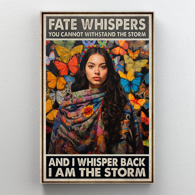 " Woman I Am The Storm 2 ", 20" H x 16" W x 1.25" D