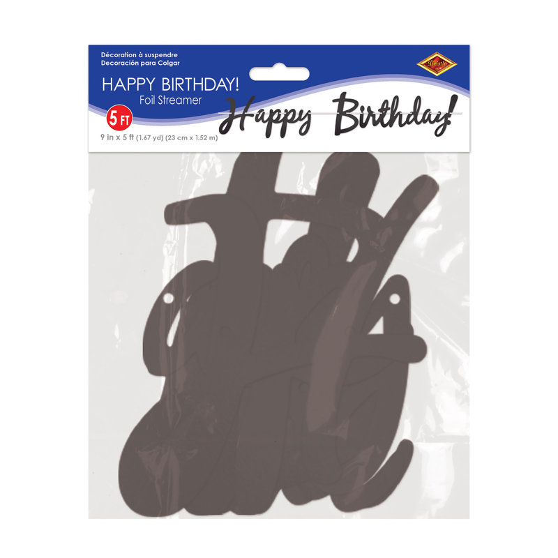Banderole Foil Happy Birthday