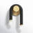Jeremy Steel Armed Sconce-1940460369