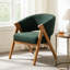Fauteuil demi-tonneau 26 po Mid Century-1204298029-1204298031