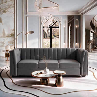 Andenne 89'' Velvet Living Room Sofa