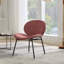 Chaise longue Mid-Century moderne, chaise d'appoint simple, chaise longue