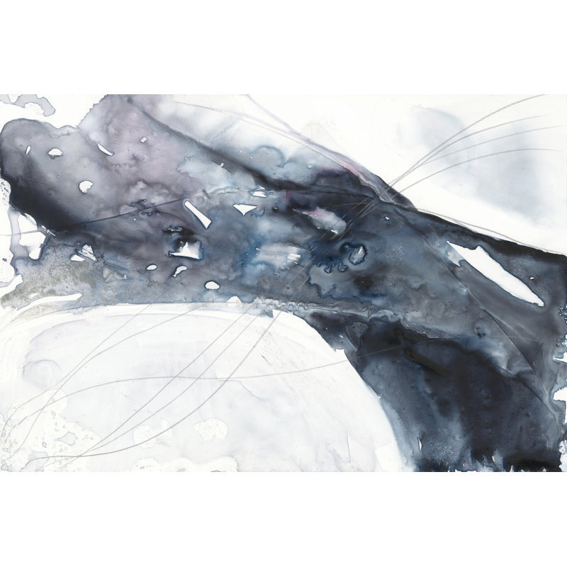 Agate Wave II by Jennifer Goldberger - Wrapped Canvas Painting, 30cm H x 46cm W x 3.8cm D
