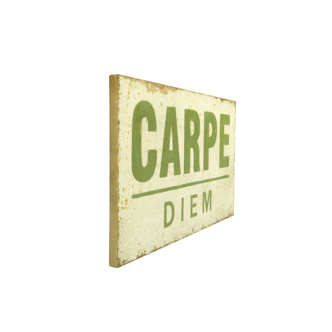 Holzbild Carpe Diem