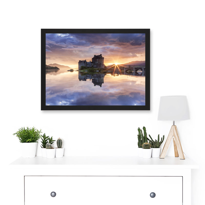 Syxaxis Eilean Donan Castle Kyle Lochalsh Scotland - Single Picture Frame Print