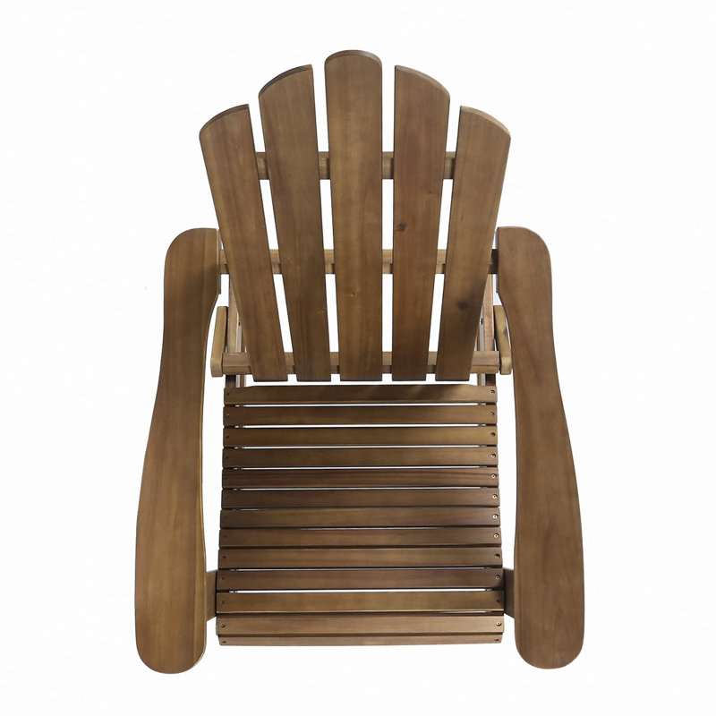 Chaise berçante Hollywood Adirondack, Marron foncé