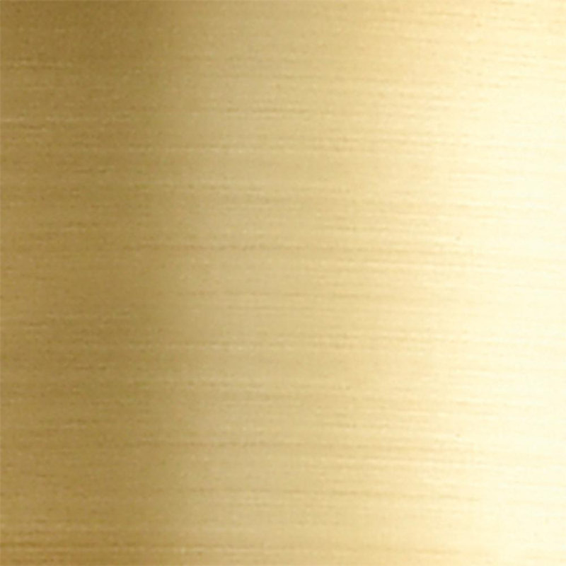 Luminaire suspendu simple 1 lumière, Or satiné, H 2,75 po x l 4,5 po x P 2,5 po, Ampoule DEL 6 watts Vinage