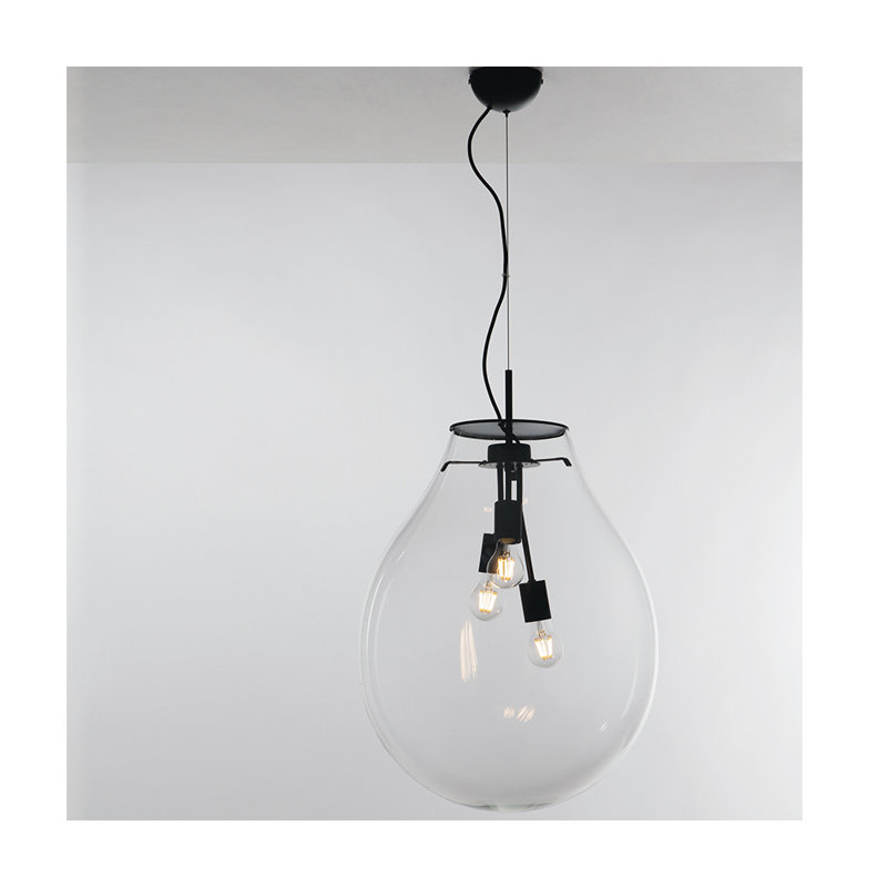 Camili 3 - Light Teardrop Pendant, 196cm H x 70cm W x 48cm D