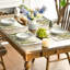 Ensemble de 12 napperons de table antiques et fleurs sauvages