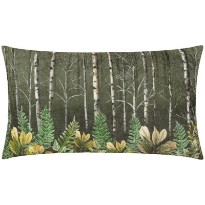 Kielder Forest Haldon Abstract Green Rectangular Cushion