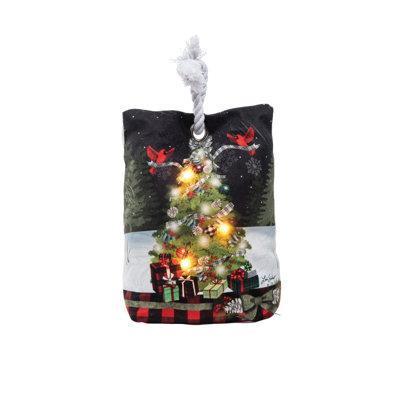 Christmas Tree Memories Light-Up LED Door Stop