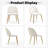 Velvet Upholstered Stacking Side Chair-748664344