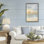 Cadre flottant Sunrise Serenity Sea Waves, design par Audrey Jeanne Roberts