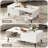 Coffee Table With Storage,Rectangular Wooden Coffee Table With Sliding Door And Solid Wood Legs-1634731701