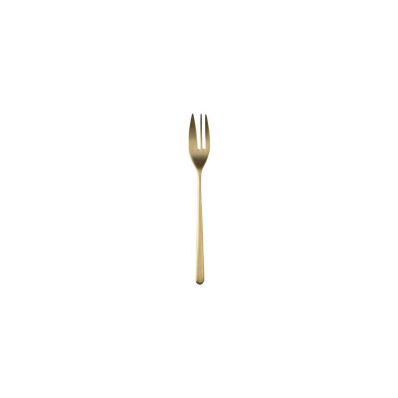 Linea Salad / Dessert Fork, Ice oro