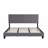King Size Upholstered Platform Bed Frame