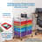 ECR4Kids 12-Drawer Everyday Rolling Utility Storage Cart, Mobile Organizer-6892730