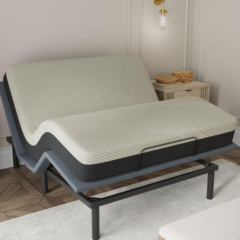 Matelas à plateau-coussin moyen en mousse viscoélastique gélifiée, Lit double, 10"