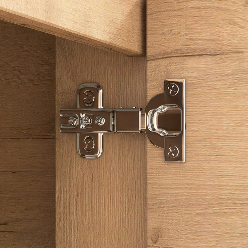 Meuble-lavabo mural simple 23,6 po avec dessus en pierre reconstituée, Imitative Oak