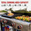 Royal Gourmet 4-Burner Liquid Propane Gas Grill Combo Griddle