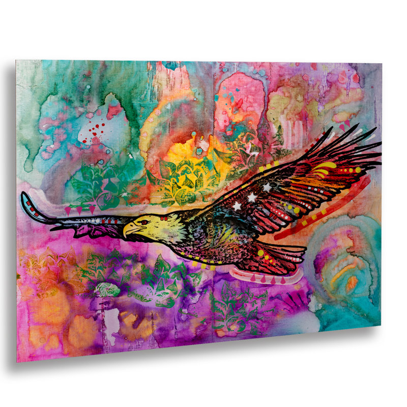 « eagle », impression, H 16 po x l 22 po x P 1 po, Pas de tapis, Sans cadre