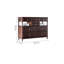 Armoire d'entrée en bois massif de style moderne moderne