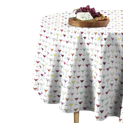 Musmi Geometric Round Tablecloth