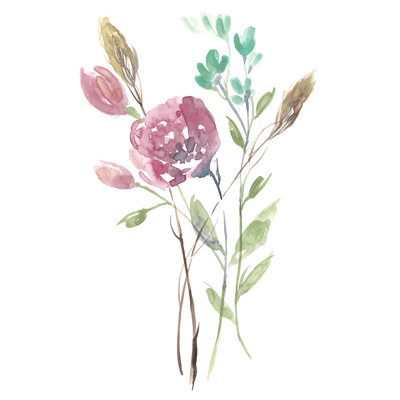 Late Season Bouquet I by Jennifer Goldberger - Wrapped Canvas Painting