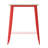 Gwennette 31.5" Square Commercial Poly Bar Top Restaurant Table with Steel Frame-2130247244