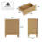 23.62'' W Nightstand With 3 Drawers Set of 2-1446512010