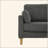 Modern Minimalist 2-Seater Sofa