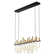 Echo Integrated LED Linear Chandelier w/ Etched Acrylic Rods