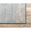 Tapis bleu / gris en polyester tissé à la machine Downtown-27419785