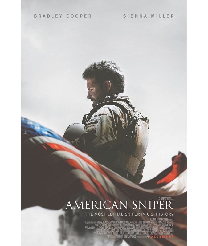American Sniper, 18" H x 12" W