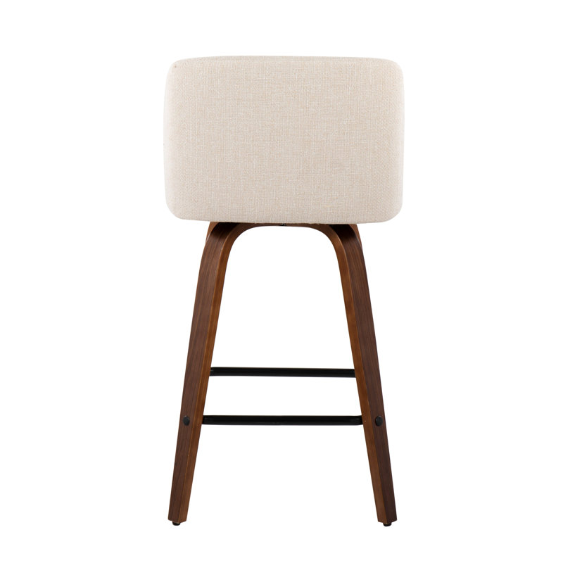 Tabouret de comptoir contemporain, Blanc
