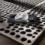 Wool Polka Dots Area Rug in Black-1530221719