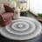 Pine Hand Tufted Wool;Cotton Geometric Rug-1516962243