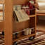Table basse à roulettes extensible avec rangement