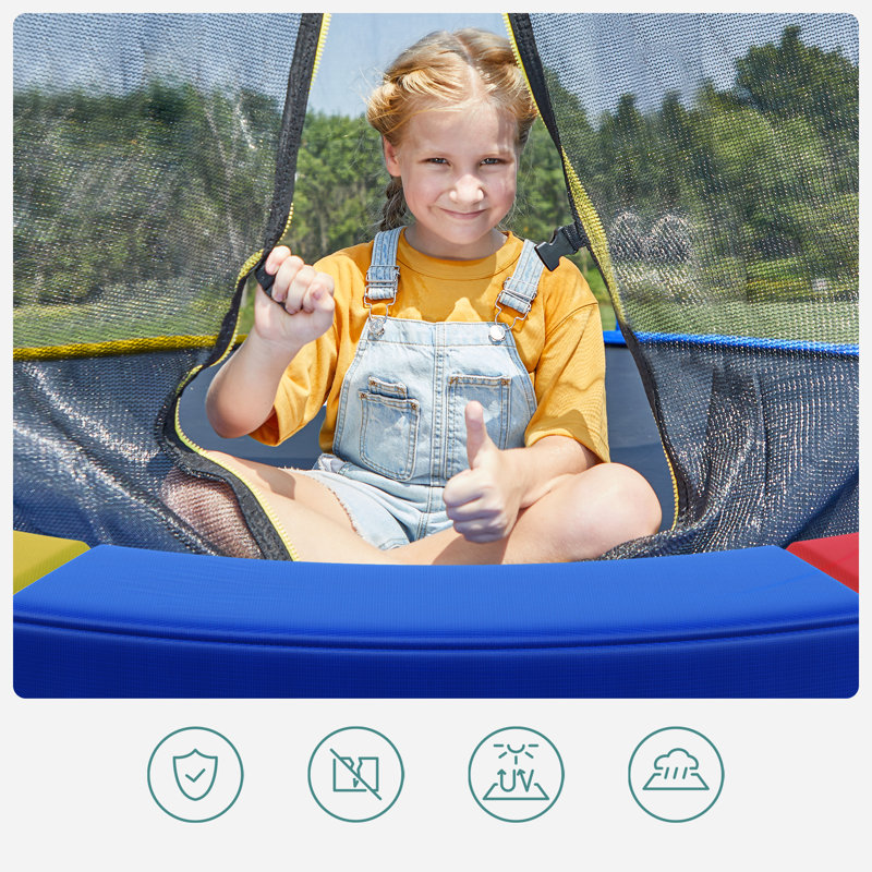 SONGMICS Trampolin-Zubehör 10cm Frame Pad