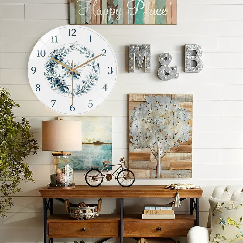 Horloge murale 12 po, 12 po