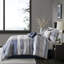 Édredon grand bleu marine 7 pièces - touche de charme luxueux
