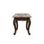 Table avec plateau en marbre véritable, base en bois de cerisier, idéale pour les salons, sans assemblage, bureau polyvalent et marbre, décore les espaces,