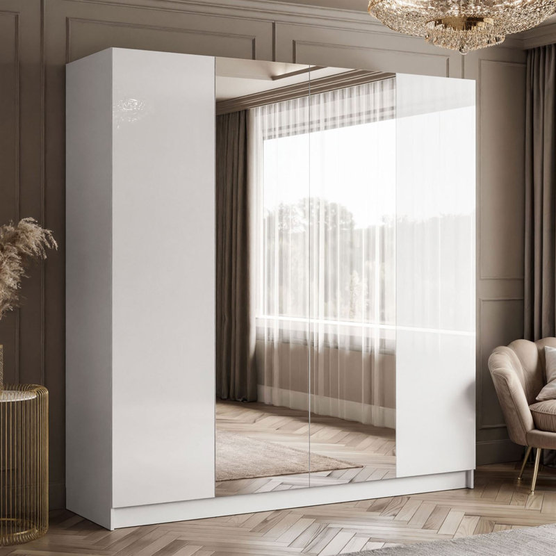 4 Door Manufactured Wood Wardrobe