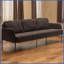 Canapé moderne en polyester 3 places - Confort compact pour les petits salons, les chambres et Bureaux-8123962