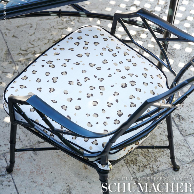 Schumacher x Cristina Buckley Wild At Heart Indoor/ Outdoor Fabric, Safari