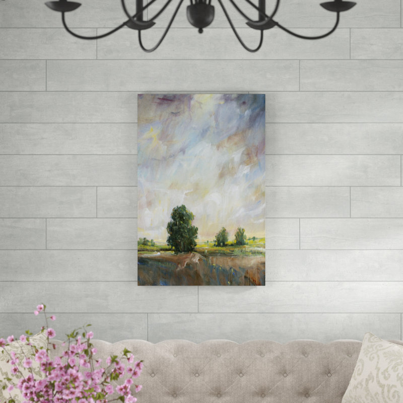 Amber Glow I - Painting Print, 30cm H x 20cm W, Wrapped Canvas