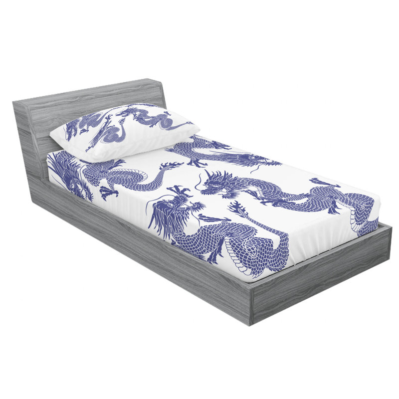 Microfiber Sheet Set, Twin XL Sheet Set with Fitted Sheet